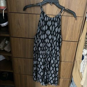 Black and white romper